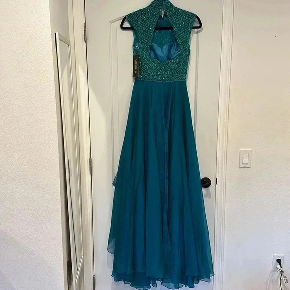 NWT Sherri Hill STUNNING Jade Formal Prom Dress Style #51687 Sz 2 - Picture 10 of 12
